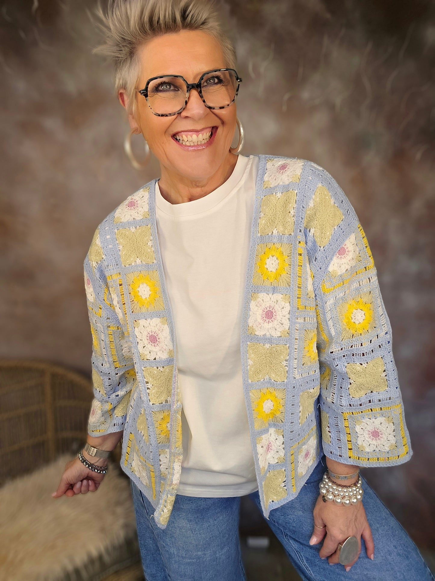 Gilet Flower power