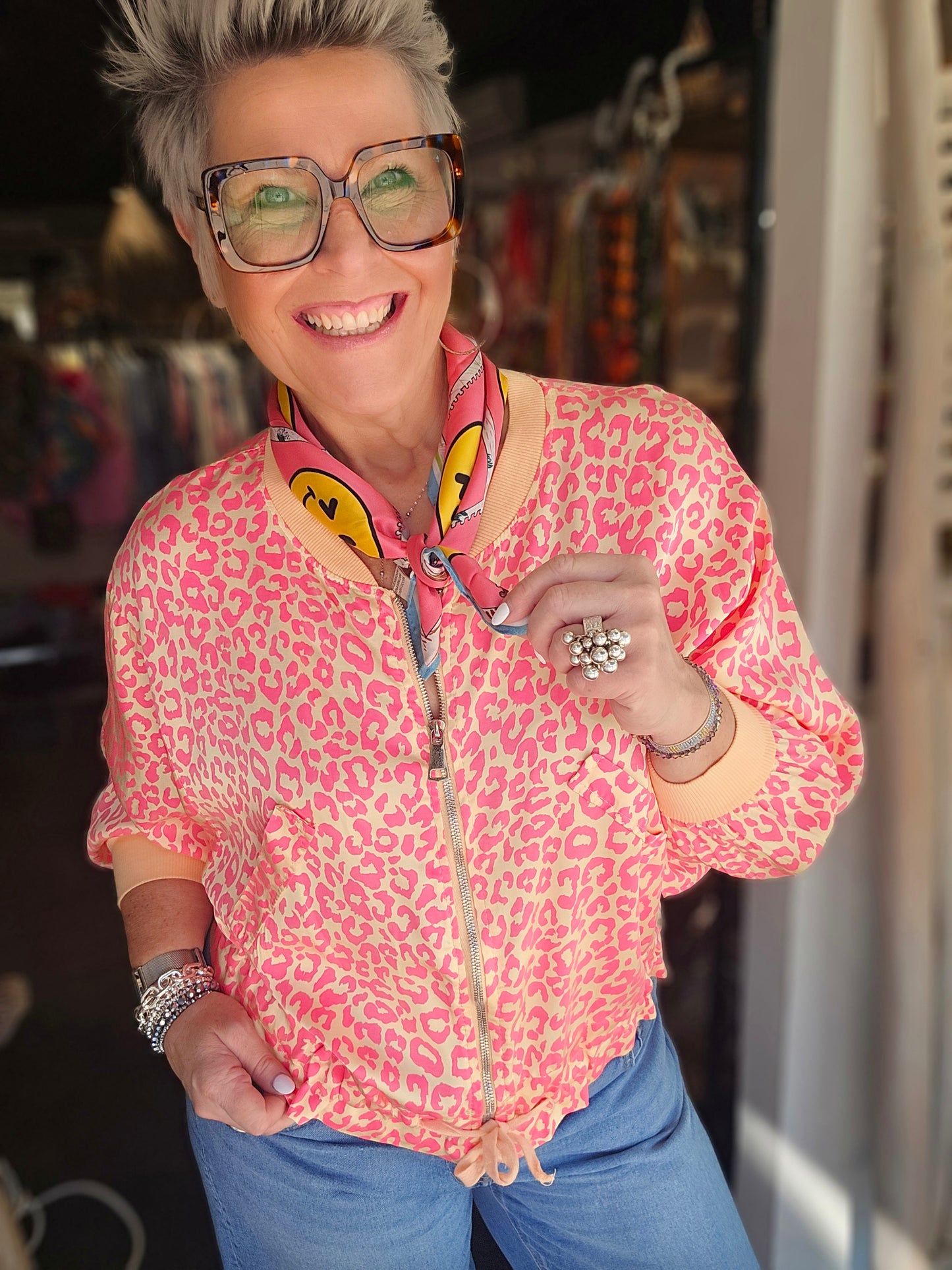 Veste Léo Rose