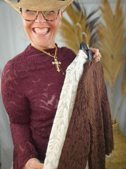 Tunique dentelle Cathy