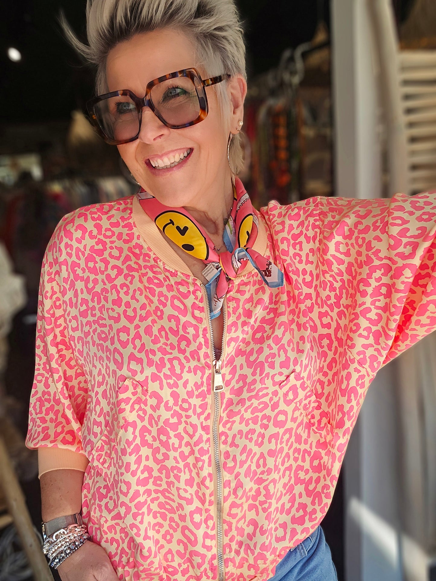 Veste Léo Rose