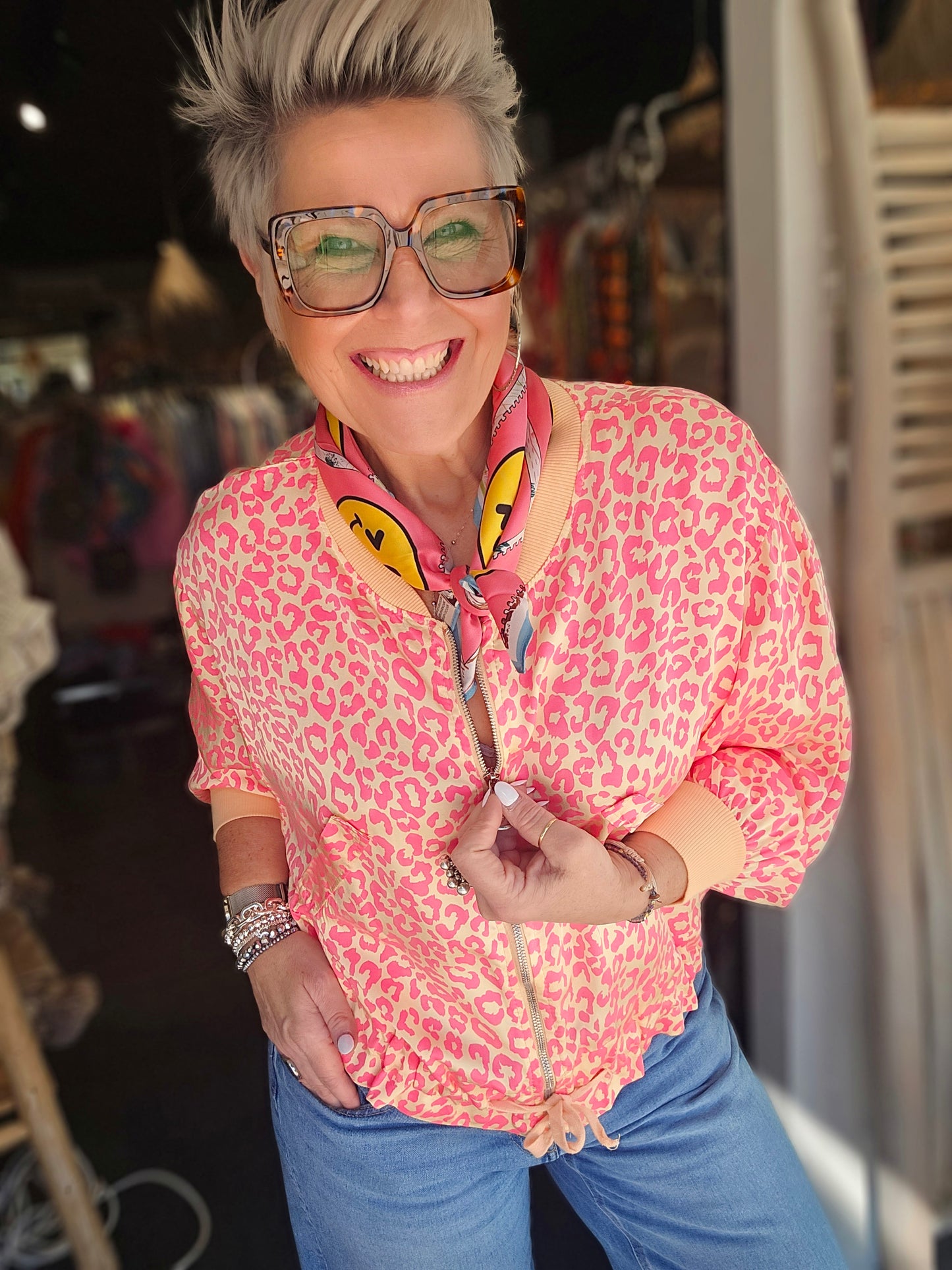 Veste Léo Rose