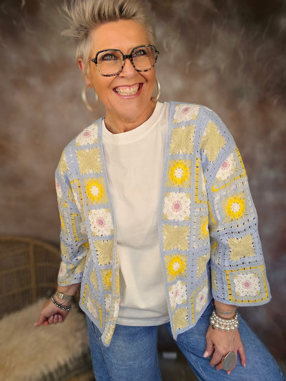 Gilet Flower power