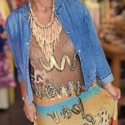 Robe palmeraie