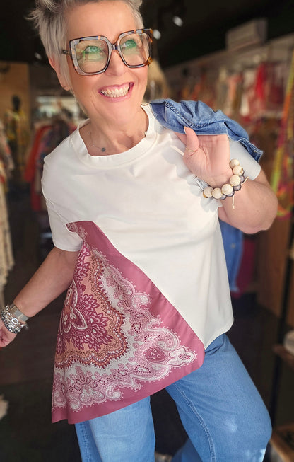 T-shirt Foulard