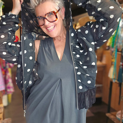 Blouson pois