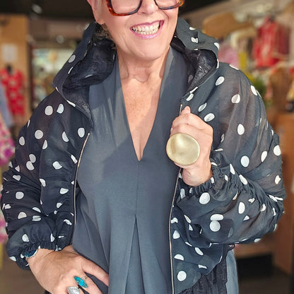 Blouson pois