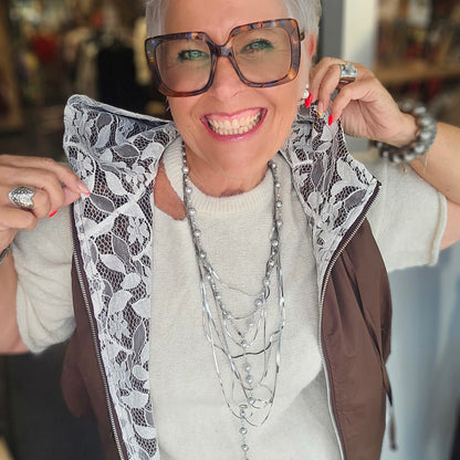 Blouson dentelle
