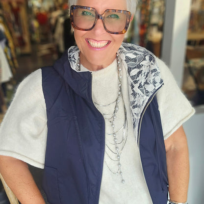 Blouson dentelle